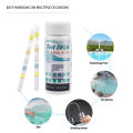 7 in 1 Aquarium Test Strips Multipurpose Water Quality Test Strip Fish Tank Test Kit Water pH Test Strip Pool Water Tester Paper. 
