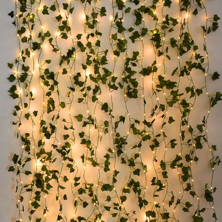 2M-10M%20Flower%20Green%20Leaf%20String%20Lights%20Artificial%20Ivy%20Vine%20Fairy%20Light%20Wedding%20Party%20Decoration%20Christmas%20Home%20Room%20Wall%20Plant%20-%20Image%204