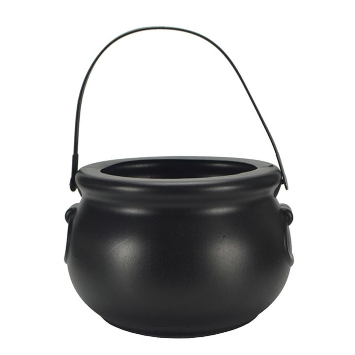 Candy%20Cauldron%20Halloween%20Bucket%20Witch%20Basket%20Plastic%20Treat%20Black%20Pot%20Bowl%20Kettle%20Trick%20Pumpkin%20Holder%20Or%20Goodie%20Photo%20Costume%20-%20Image%202