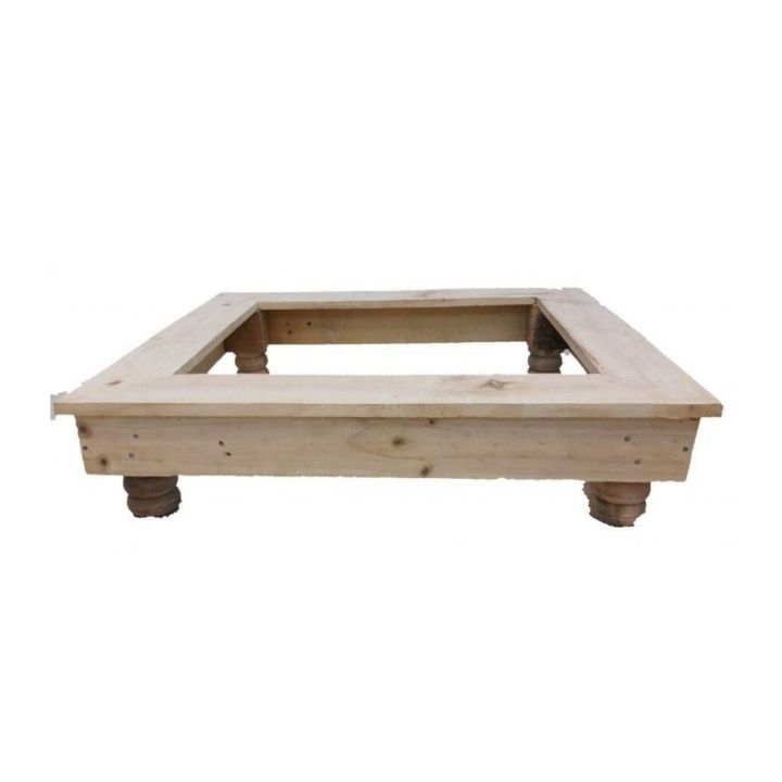 30x30 inch Wooden Base Stand For Refrigerators Dispensers Fridge