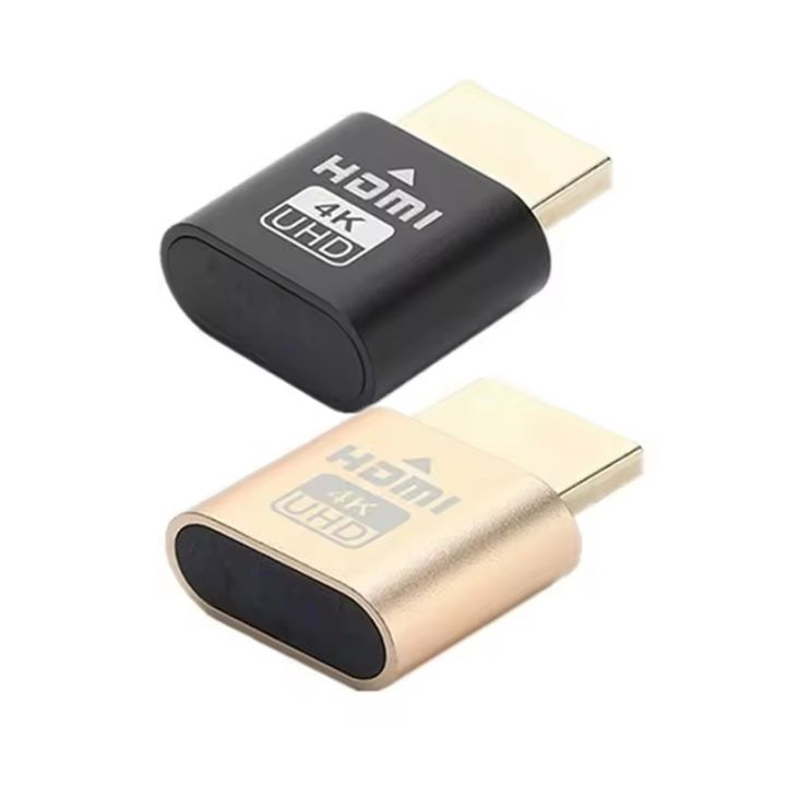 1-3pcs LED Display HDMI Virtual Display 4K HDMI DDC EDID Dummy Plug ...