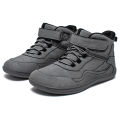 HOBIBEAR Kids Mid-Barefoot Shoes Big/Kid Wide Toe Box Zero Drop Artificial Leather Hook-Loop Outdoor Boots. 
