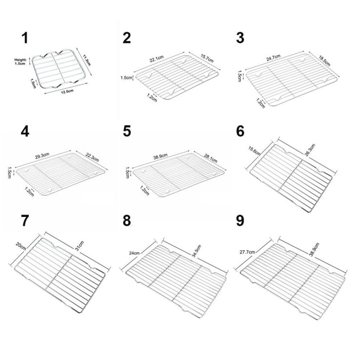New%20Stainless%20Steel%20Cooling%20Rack%20Non-stick%20Silver%20BBQ%20Tray%20Barbecue%20Cooking%20Mesh%20Shelf%20-%20Image%206