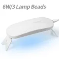 LULAA Foldable Nail Lamp Machine Mini UV LED Nail Lamp For Home Salon Tools Professional Nail Phototherapy Mouse Nail Lamp. 