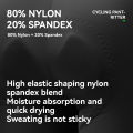 ROCKBROS Summer Cycling Bib Shorts Lightweight Breathable Anti-slip Bib Pants Elastic Comfortable Soft Pad Men Cycling Shorts. 
