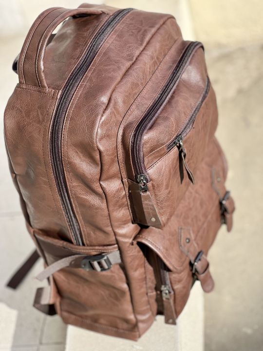 PU%20Leather%20Bag%20For%20School%20College%20And%20Office%20%7C%20Laptop%20School%20Bag%20Fashion%20Waterproof%20Travel%20Bags%20Large%20Capacity%20Book%20Bag%20-%20Image%203