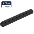 Cable Organizer Management Wire Holder Flexible USB Cable Winder Tidy Silicone Clips For Mouse Keyboard Earphone Protector. 