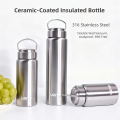 350-750ml Stainless Steel Ceramic Liner Insulated Travel Bottle for Cycling, Tea, Coffee - Durable Thermos for Outdoor Sports. 