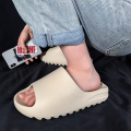 Men's slippers, home sandals, couples, household thick soles, anti slip, wear-resistant soft sandals, indoor coconut yzy slide.