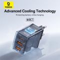 Baseus 30W USB Charger QC3.0 PD3.0 Type C PD Fast Charging 3 Ports Quick Phone Charger For iPhone 15 14 13Pro Max .
