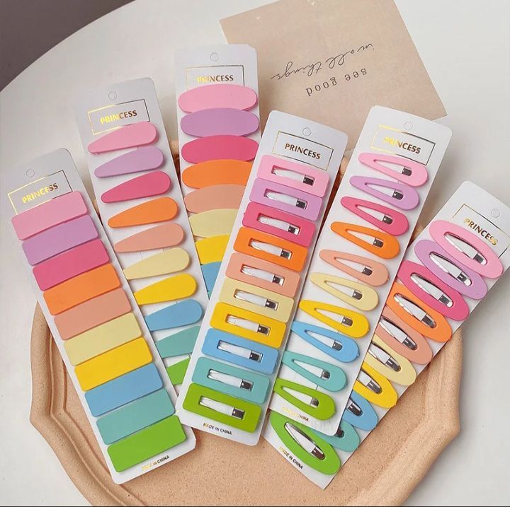 10 pcs / card hair clips for girls women hair accessories kids plastic hair pins