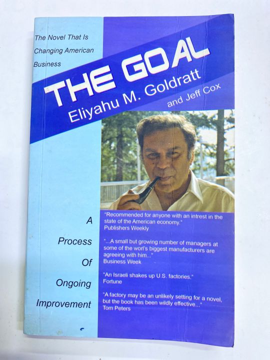 THE GOAL BY ELIYAHU M .GOLDRATT
