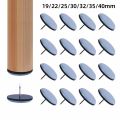 16/19/22/25/32/38mm Table Chair Foot Sliders Round Furniture Legs Pads With Screw Cabinet Sofa Glides Floor Protectors Sliders.