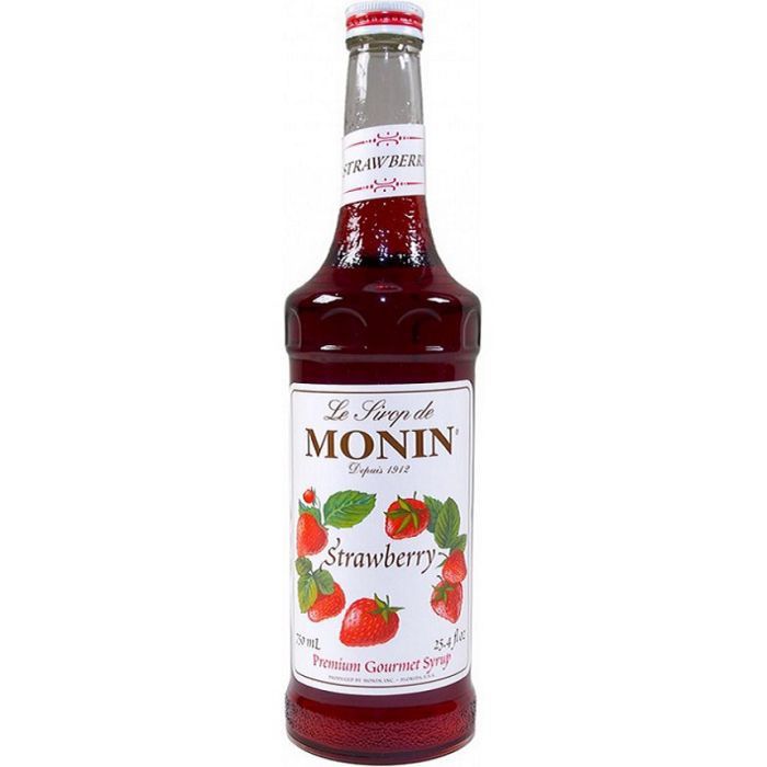Monin Premium Strawberry Syrup bottle (1l)