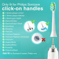 4-16pcs Replacement Toothbrush Heads for Phillips Sonicare Electric Toothbrush Click-on Handles,Soft Dupont Bristles Replacement.