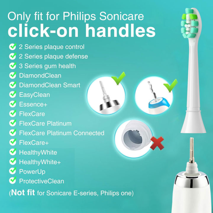 4-16pcs%20Replacement%20Toothbrush%20Heads%20for%20Phillips%20Sonicare%20Electric%20Toothbrush%20Click-on%20Handles,Soft%20Dupont%20Bristles%20Replacement%20-%20Image%204