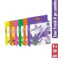 Ever Fresh (6 Piece Combo) Bathroom Air Freshener (Lemon, Orange, Lavender, Jasmine, Rose & Sandal) 50 gm x 6. 