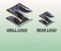 Suzuki WagonR Vxl monogram complete set 5 pcs | Emblem| Logo. 