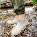Men's Ankle Rain Boots Outdoor Waterproof Men Rain Shoes Anti-Slip Wear-resistant Men Kitchen Water Shoes Fishing Rubber Shoes.