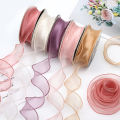 9Meter Sheer Silk Ribbon Satin Ribbons For Gift Wrapping Decoration Valentine’s Day Wedding Bouquets Wreath Sewing Supplies. 