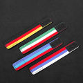 1Pcs Italy Super Suede Universal Car Steering Wheel Booster Personality Center Line Marking Flannel Interior Decoration.