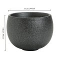 Japanese Ceramic Tea Cup - Vintage Rustic Stoneware, Handmade Single Cup, Zen Home & Tea Ceremony Use, Unique Design.
