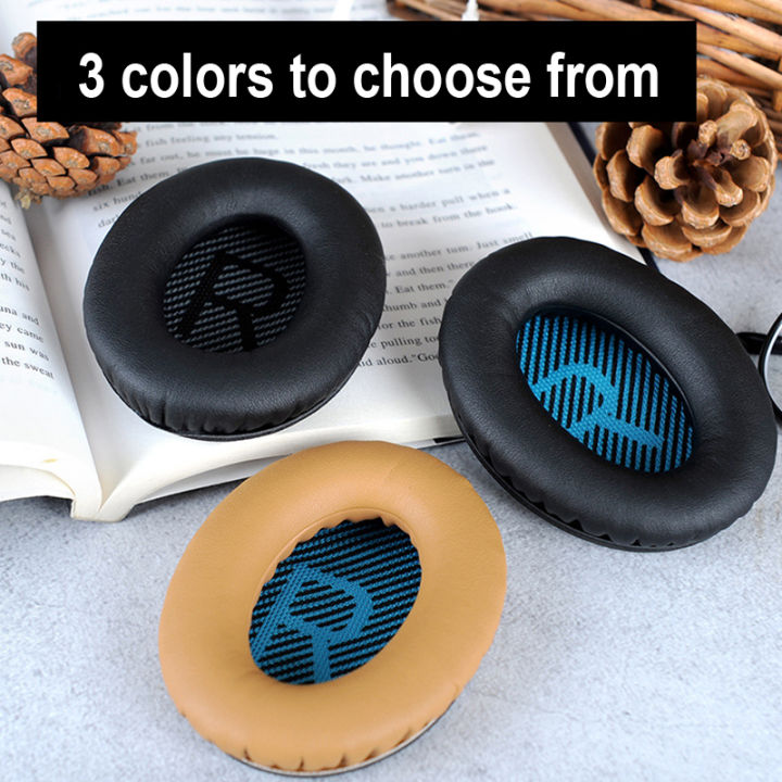 Replacement%20Ear%20Pads%20Earpads%20Headband%20For%20Bose%20QuietComfort%20QC2%20QC15%20QC25%20QC35%20Ear%20Cushion%20AE2%20AE2i%20AE2w%20SoundTrue%20Headphones%20-%20Image%202