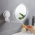 Wall Mirror Folding Arm Extend Bathroom Mirror Without Drill Swivel Bathroom Mirror Suction Arm Double Side Cosmetic Makeup.