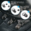 20-50Sets Shoe Lace Hooks Shoe Boot Lace Hooks Loop Ring with Rivets Shoe Boot Buckle D Ring Eyelet Metal Repair Accessories. 