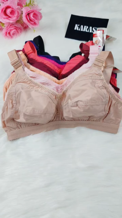 3 Step Cotton Indian Guddi Bra Full Cup Size - Experience Comfort and Style with this Traditional Bra