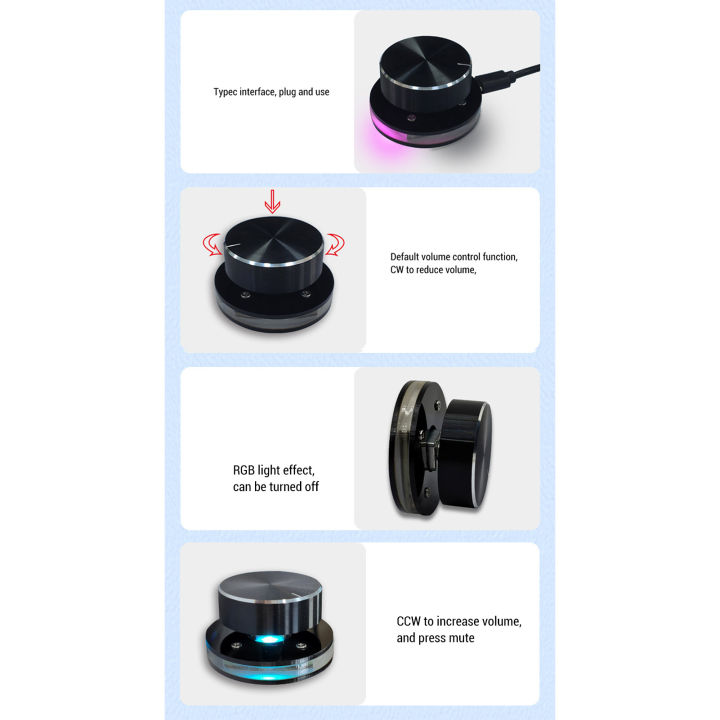 USB%20Volume%20Control%20Multimedia%20Controller%20Knob%20USB%20Volume%20Control%20Knob%20360%20Degree%20Rotating%20Plug%20and%20Play%20with%20RGB%20Light%20for%20PC%20-%20Image%202