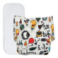 Cute Cartoon Baby Waterproof & Leak-Proof Diaper, (Reuseable diapers water proof for kids, Reuseable diapers for babies, Reuseable diaper Reuseable diapers washable, Reuseable diapers with liner, Reuseable diapers for adults, Reuseable diapers for 3 years. 