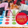 Twister Ultimate Bigger Mat More Colored Spots Family Kids Party Game Parent-child Game Board Game Body Twist Multiplayer Party. 