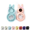 Self-Portrait Mirror Close-Up Lens for Instax mini7s Mini 8/8+ Mini9 MiniKT Instant Film Camera Lovely Rabbit Blue Pink.
