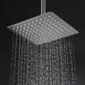 Shower head jet shower Large square shape 8 inch rainfall overhead stainless steel bathroom heavy duty premium quality. 