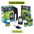 On Call Extra glucometer with 10 free glucose test strips. 