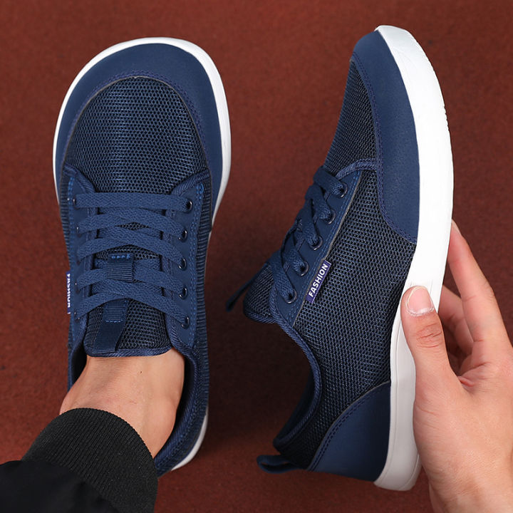Men's Wide Barefoot Shoes New Fashion Outdoor Running Sneakers Minimalist Large Trendy Mesh Casual Walking Shoes Hot Selling