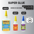 General Purpose Thin Medium Thick Liquid Super Glue Premium CA Adhesive Quick-Bonding for PVC Wood Metal Plastic and More. 