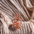 Handmade Crochet Tension Ring Adjustable Hook Ring Yarn Tension Ring For Crochet Lovers Sewing Knitting Accessories.