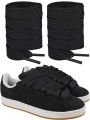 New 20mm Wide Flat Shoelaces Thick Polyester Replacement Laces for Campus Sneakers & Casual Shoes Classic Cotton Rope Flat Laces. 