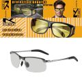 Photochromic Sunglasses Men Polarized Driving Chameleon Glasses Male Change Color Sun Glasses Day Night Vision Driver Eyewear. 