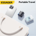 Essager Mini 30W Type C Charger PD QC3.0 Fast Type C Charger For iPhone 16 15 14 13 Pro S25 iPad Travel Adapter.