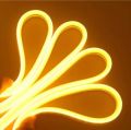 YELLOW LED strip Flexible NEON Rope Light waterproof/LED Neon Lights decoration with 220V adapter. 