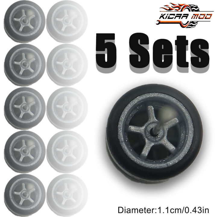 1/64%20Model%20Wheels%20%20Tires%20ABS%205%20Sets%20Wheels%20for%20Matchbox%20Tomica%20Mainline%20Diecast%20Model%20Car%20Refit%20Parts%20-Dia%2011mm%20-%20Image%204