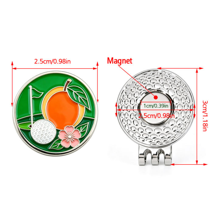 1.18"%20Lucky%20Clover%20Golf%20Ball%20Mark%20w%20Magnetic%20Golf%20Hat%20Clip%2030mm%20Green%20Four%20Leaf%20Clover%20Golf%20Marker%20Training%20Aids%20-%20Image%204