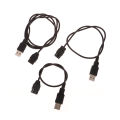 30/50/100CM 3/4 Pin Fan To USB Adapter Cables Computer Pc Fan Power Cable Connector Adapter.