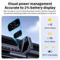 Bluetooth 5.4 Adapter Transmitter Receiver Wireless Audio With LCD Display for Car Music Headphone Speaker AUX Audio Adapter.
