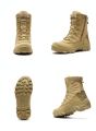 Original Delta Tactical Military Boots for Men | Desert Khaki/Tan Combat Shoes | High Ankle Outdoor Hiking & Security Boot in Pakistan. 