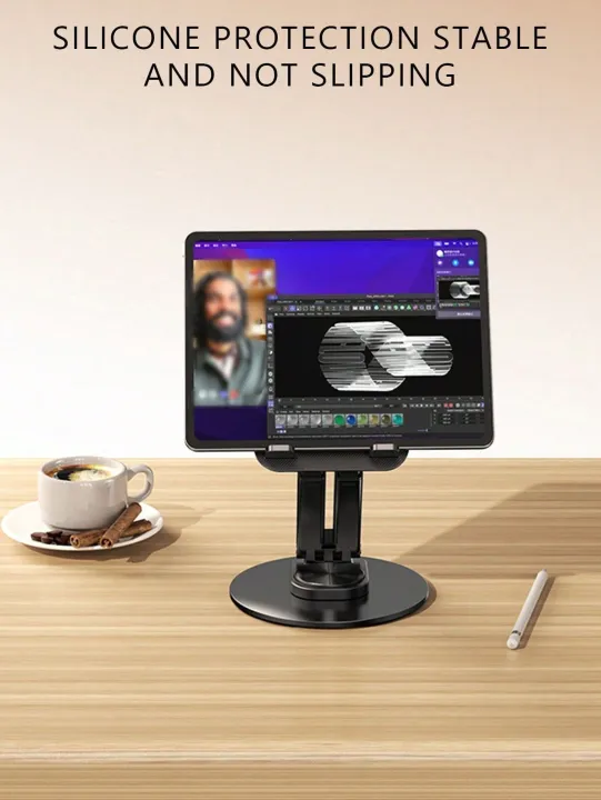 360%C2%B0%20Rotatable%20Metal%20Base,%20Tablet%20and%20Phone,%20Computer%20Stand%20-%20Ingeniously%20Designed%20Portable%20Desk%20Mount%20for%20Reading%20and%20Stud%20-%20Image%206