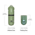 2-in-1 LED Lamp 2000mAh Rechargeable Outdoor Emergency Light IP66 Waterproof Inflatabl Foldable Magnetic Fill Light USB Charging. 